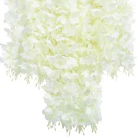 Bunga Wisteria Sutra Buatan 110cm, Laris Manis dari Pabrik, untuk Dekorasi Pernikahan & Fotografi Luar Ruangan, Perlengkapan Tata Letak Adegan