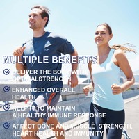 Gummies de Vitamine D3 avec Vitamines B12 pour la Santé Cardiaque et l'Énergie, Soutien Immunitaire, Gummies Véganes, Supplément de Vitamines à la Fraise