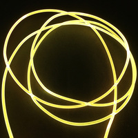 Barre de guidage de lumière à fibre optique 121 2mm 3mm, gaine en matériau souple malléable, cœur solide, éclairage ambiant automobile