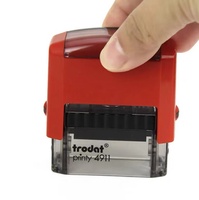 Bonne qualité Trodat 4911 timbres auto-encreurs bureau en caoutchouc automatique timbre en caoutchouc Machine 14*38mm