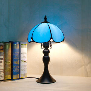 Lampe de table Tiffany de style européen Ouhao pour éclairage décoratif de mariage transfrontalier, luminaires en forme de dôme, éclairage Tiffany - Product Image 3