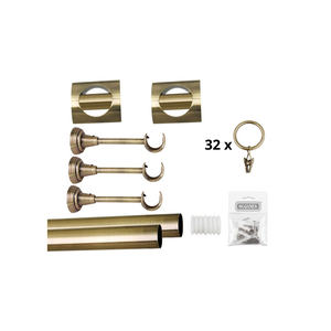 Riel de Techo Doble de PVC Bojanek, Fácil de Instalar, con Rodillos Suaves, Riel Resistente para Cortinas y Herrajes de Montaje Completos - Product Image 4