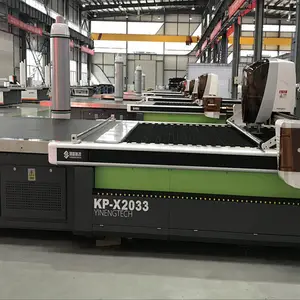 YINENGTECH CNC mesin pemotong pakaian, mesin pemotong pakaian industri garmen otomatis lurus tekstil kain