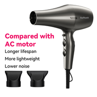 Sèche-cheveux professionnel FirePhoenix 6200 MAX PRO 21m/s Airflow BLDC 3000W Turbo Boost avec buses en silicone