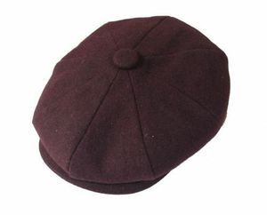 Unisex <strong>Peaky</strong> <strong>Blinders</strong> <strong>Hat</strong> Newsboy Flat <strong>Hat</strong> Herringbone Tweed Wool Baker Boy <strong>Hat</strong> - Product Image 2