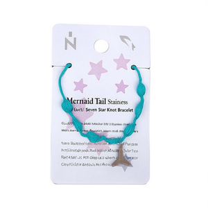 Bracciale a coda di sirena in acciaio inossidabile con nodo a sette stelle PULSERA - Product Image 2