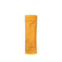 Kantong Filter Needle Felt Tahan Suhu Tinggi P84 Efisiensi Filtrasi 99,9% Jahitan Ganda dengan Mulut yang Diperkuat