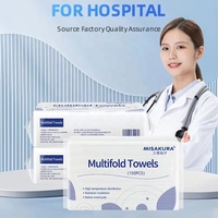 Serviette en papier multi-pli à séchage rapide et très absorbante, pour toilettes, salles de bain et hôpitaux
