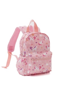 สำหรับกระเป๋าเป้สะพายหลังลายยูนิคอร์นแบบ unisex ปิดซิปแบบนุ่ม มีหลายช่องใส่ของ กระเป๋าเป้แฟชั่นวัสดุ PU 18 ชิ้น กันน้ำ รูปทรงโค้งมน - Product Image 3