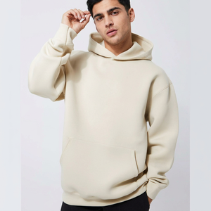 Sudadera con Capucha de Felpa Gruesa 100% Algodón 400G para Hombre, con Logotipo Personalizado, Talla Grande, Bordada, de Invierno, de Alta Calidad, al por Mayor - Product Image 1