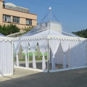 Tenda di nozze di lusso trasparente per 100 eventi di nozze,