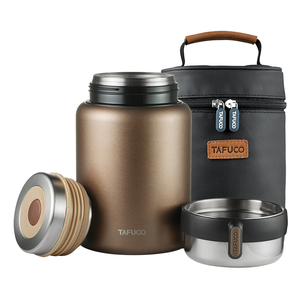 TAFUCO Personalized Empty Baby Jar Double Wall Thermo Box for Food Delivery Thermos for Hot Food Kids thermos for Soup and Food
