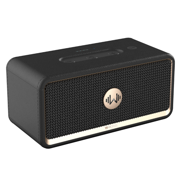Boombox Portable Wireless Aux USB Speakers W-King H130 IPX7 Waterproof 40W V5.3 Plastic Outdoor Music Player Gift