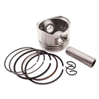 Sportsmoto EN STOCK Kit piston Lifan 110cc 52mm avec axe de 13mm pour moto tout-terrain chinoise, VTT et quad