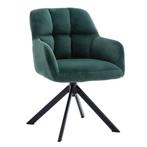 Moden Mobilier de salon Tabourets de bar en velours Vanity Chair Silla Escritorio Chaise d'ordinateur de bureau pivotante pour chambre à coucher Étude Blanc - Product Image 6