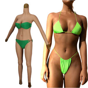 Лидер продаж, переодевание, костюм для мужчин и женщин, всего тела, искусственная Женская задница, киска с поддельными сиськами для трансгендеров - Product Image 1