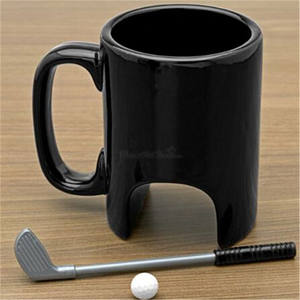 Taza de Cerámica para Café, Diseño de Golf, Mini, para Regalo de Cumpleaños, Oficina, Uso Casual, Venta al Por Mayor, D241, 301-400ML - Product Image 2