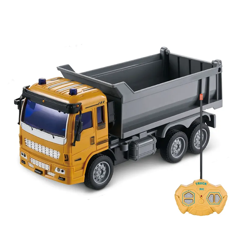 Rc kamyon ekskavatör inşaat oyuncakları DAMPERLİ KAMYON oyuncak dışında çocuk için oyuncak