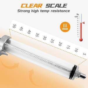 Fábrica al por mayor 50ML semiautomático continuo ganado <span class=keywords><strong>jeringa</strong></span> Animal vacuna pistola inyector <span class=keywords><strong>de</strong></span> dosis ajustable - Product Image 4