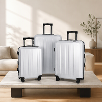 Valise rigide en polycarbonate Leavsesking, nouvelle arrivée, 20/24/28 pouces, 4 roues pivotantes, serrure TSA, légère, valise de voyage