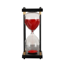 Grand sablier 60 minutes, sablier décoratif en bois - Product Image 3