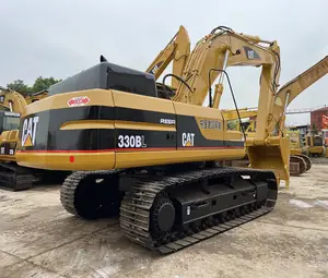 US originale CAT 330b 330bl 30 ton usato usato escavatore idraulico di seconda mano in buone condizioni