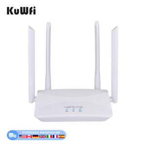 Enrutador KuWFi SIM WiFi con antena exterior Interior 12V CC 10 dispositivo <span class=keywords><strong>Hotspot</strong></span> Puerto RJ45 modo <span class=keywords><strong>PPPoE</strong></span> 150Mbps 4G LTE WiFi Router - Product Image 1