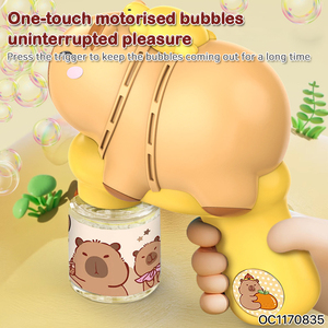Hot bán mùa hè ngoài trời thổi capybara điện Súng Bong Bóng đồ chơi cho trẻ em - Product Image 3