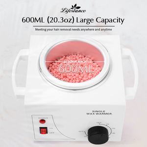 Chauffe-cire d'alun électrique multifonctionnel Lifestance 500ML avec composants en bois pour l'épilation du visage à la maison ou au salon de beauté - Product Image 6