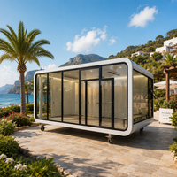 Cabine de luxe Apple, maison mobile, bureau modulaire, bureau mobile pour le travail en extérieur, bureau de jardin