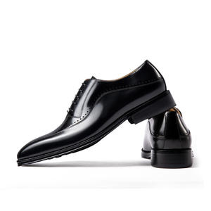 Zapatos Oxford de Cuero Auténtico, Impermeables, con Punta en Pico, Cierre sin Cordones, Soporte Estable, Zapatos Casuales para Hombre, Zapatos de Vestir - Product Image 4