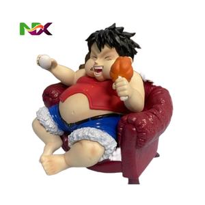 Figurine d'anime One Piece en position assise, <span class=keywords><strong>Luffy</strong></span>, Zoro, Sanji, statue, modèle, objet de collection, vente en <span class=keywords><strong>gros</strong></span>, décoration de bureau, cadeau - Product Image 5