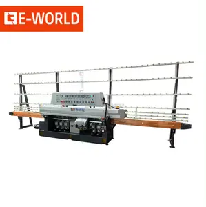 Automatic 9 Spindles Factory Price Round Glass Edge Polishing Machine/Vertical Glass Edging Polishing Good Price