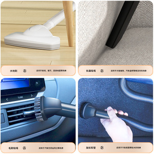 Handheld <b>Vacuum</b> Cleaner HL106 <b>Portable</b> Battery Powered Easy Cleaning Car Dust Remover Mite Remover - Product Image 4