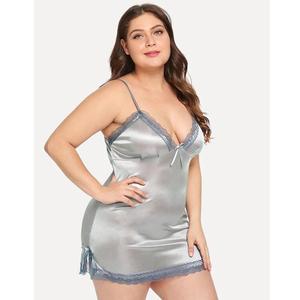 Exclusif pour les femmes rondes, lingerie de nuit sexy, pyjama grande taille - Product Image 2