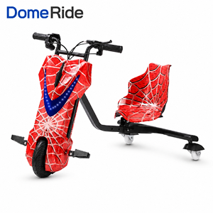 Voiture électrique de drift DomeRide V6.5 36V pour enfants de 6 à 8 ans, trois roues, double bascule, affichage numérique, éclairage, charge 100 kg, moderne, pour l'extérieur - Product Image 1