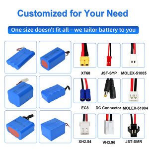 Paket baterai Li-ion 7.4V <span class=keywords><strong>2</strong></span>,6ah 19,24wh, baterai paket baterai Lithium-ion ringan dapat diisi ulang untuk kotak Speaker - Product Image 4