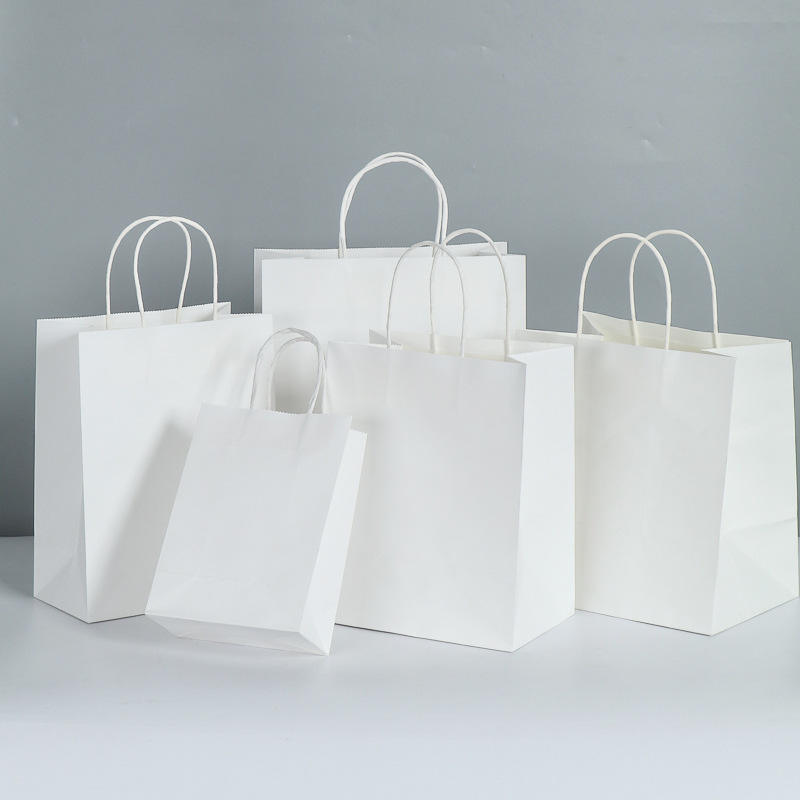Sac en papier kraft blanc
