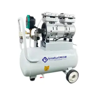Outstanding Portable Quiet Low Noise Silent Type Oilless Oil Free Piston Dental Air Compressor