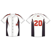 Maillot de baseball personnalisé, de la conception à la livraison, usine OEM, vente en gros pour équipes jeunes et adultes, polyester par sublimation