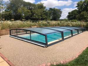 <span class=keywords><strong>Precio</strong></span> de fábrica <span class=keywords><strong>piscina</strong></span> <span class=keywords><strong>retráctil</strong></span> policarbonato natación vidrio redondo spa cubre - Product Image 2