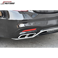 Kit carrosserie et accessoires de tuning pour Mercedes Benz Classe S W222 2014 2015 2016 2017 2018 pour S65 AMG, pare-chocs avant et arrière avec éclairage