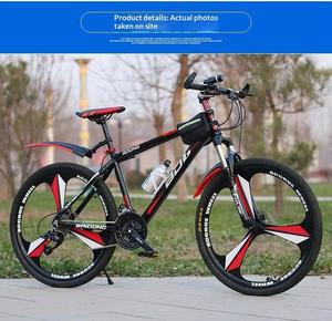 Vélo de route ultra-léger de 24 à 26 <span class=keywords><strong>pouces</strong></span>, vélos de montagne pour hommes et femmes, <span class=keywords><strong>27</strong></span> vitesses, pneus larges, grandes roues bleues - Product Image 5