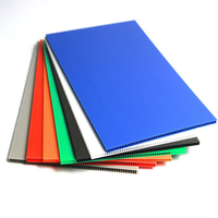 Feuilles de plastique PP ondulé personnalisées de 2 à 18 mm, flexibles pour panneaux, avec service de découpe, dimensions 1220x2440 mm / 4'x8'