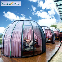 Maison dôme personnalisée avec garantie de 10 ans Maison dôme en polycarbonate Tente gazebo dôme transparente bon marché Prix