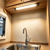 Barre lumineuse LED 12-24V IP67, résistante à la poussière et à l'eau, pour camping-car, remorque, fourgonnette, bus, camion, bateau, éclairage intérieur et extérieur de cabine