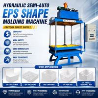 Machine semi-automatique GUIJU à bas prix pour la fabrication de boîtes en mousse EPS, machine à polystyrène pour boîtes à poisson et légumes, emballage hydraulique en polystyrène expansé