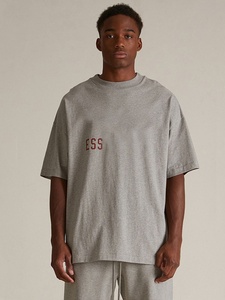 Camiseta <span class=keywords><strong>FAG</strong></span> Crosser de punto de manga corta con cuello redondo, estampada, de la <span class=keywords><strong>marca</strong></span> de moda americana Essential, holgada, informal, con letras y patrón. - Product Image 6