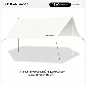 Ensemble de camping familial imperméable pour voyages, randonnées, plage et pique-niques - Abri dôme extérieur portable et écologique - Product Image 5