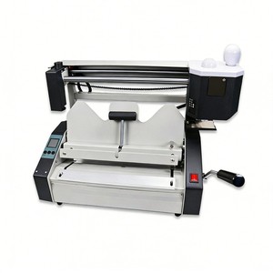 छोटी परियोजनाओं के लिए पोर्टेबल इलेक्ट्रिक बाइंडिंग मशीन, बुनियादी गोंद और सर्पिल बाइंडिंग का समर्थन करता है - Product Image 1